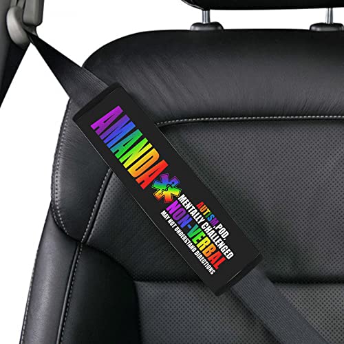 Autism POD Non Verbal Autism Awareness Seat Belt Cover for Kid Family Special Need Autistic Medical Alert Car Cushion Cover Support Autism Gift Personalized Name 39 - color: Type 7