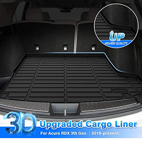 RDX Cargo Liner - Trunk Mat for Acura RDX 2019-2026, All Weather Cargo Mat for RDX Accessories, Heavy Duty Car Mats, Car Accessories - size: 2)Acura RDX【2019-2025】