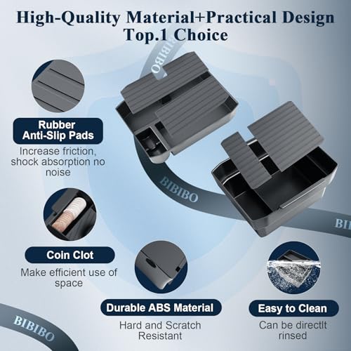 BIBIBO 2Packs for 2026 Subaru Outback Center Console Organizer 2026 Subaru Outback(Premium,Limited,Touring,Wilderness,Limited XT,Touring XT) Console Tray 2026 Outback Console Insert Tray-Double Layers - color: Black-Double Layer Organizer