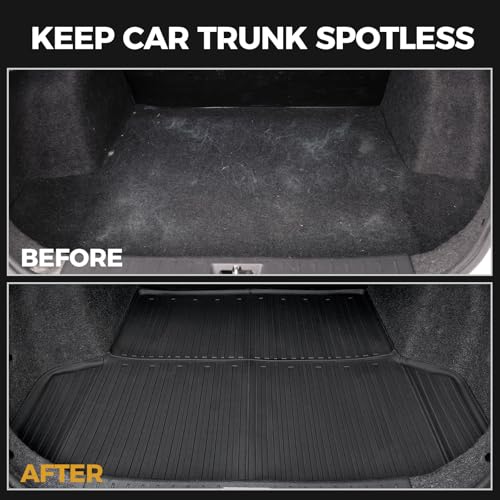 Floor Mats for Nissan Versa 2020-2025, All Weather Floor Mats Trunk Cargo Liner and Door Sill Guards Accessories, Full Coverage Set - size: For Nissan Versa | 2020-2025