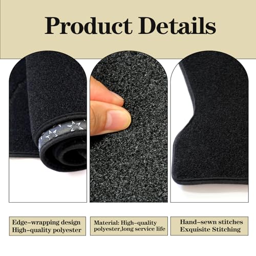 Dash Cover Compatible with Hon-da Civic 11th Gen 2022 2023 2024 2025 Dash Cover Dashboard Cover Protector Dashboard Pad Dash Mat for Civic Accessories All-Weather Polyester Black - size: Polyester for Civic 11th Gen Dash Mat