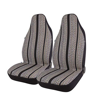 Baja Blanket Bucket Seat Cover for Car, Truck, Van, SUV - Airbag Compatible (2PCS Black) - color: Black