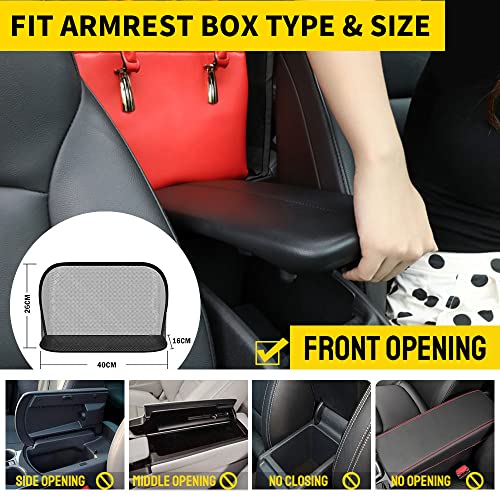 QBUC Car Net Pocket Handbag Holder, Mesh Cargo Car Storage Universal Storage Bag for Handbag Bag (Black) - color: Black-Net