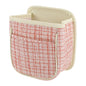 Car Trash Can Portable and Hanging 6.3" Length 3.9" Width 7.1" Height Trash Bin Fabric Pink 1 Pcs - color: Pink