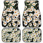 Daisy Car Floor Mats Set of 4 White Yellow Simple Background Fresh Carpet Front Rear Carpets Mat Non-Slip Auto Car Accessories Universal Fit for Car SUV Truck Van - color: Daisy