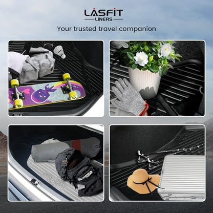 LASFIT Trunk Mat for Honda Accord 2017 2016 2015 2014 2013 Sedan Only, All Weather Custom Fit TPE Cargo Mat Trunk Tray Cargo Tray, Black (Not for Coupe & Hybrid) - style: 3）For Honda Accord | 2013-2017 | Trunk Mat