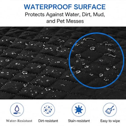 SUV Dog Cargo Liner for Toyota Grand Highlander 2024-2026, Waterproof Dog Trunk Cover, Pet Cargo Mat SUV, Scratchproof Dog Seat Cover with Side Walls & Non-Slip Backing