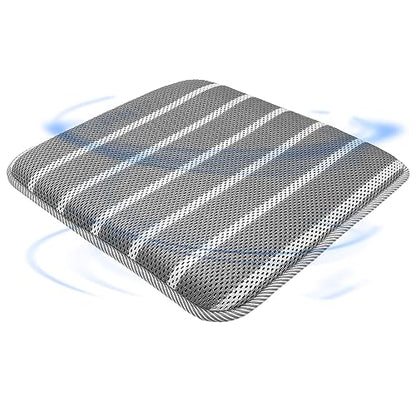 Office Chair Cushion,17.7" L × 17.7" W × 1.2" H, Non-Slip Car Seat Cushion with 3D Air mesh Pad Wash Breathable for Long Sitting for Relief and Comfort Square