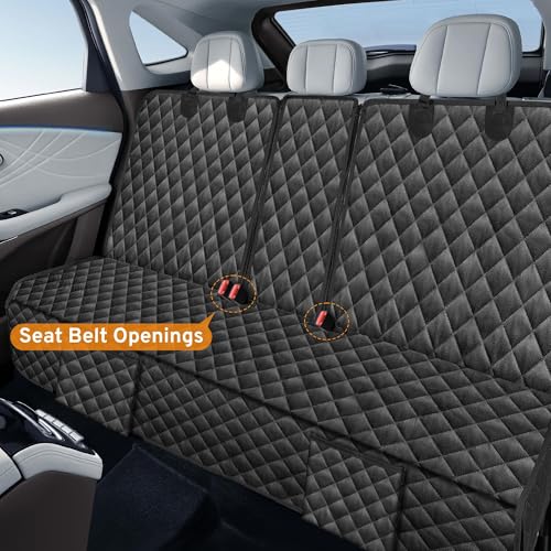 Dog Car Seat Cover for Back Seat Compatible with Infiniti Q50 QX60 QX50 Q60 QX55 SUV Accessories 2000-2025 2026, Waterproof & Non-Slip Car Pet Bench Rear Seat Covers
