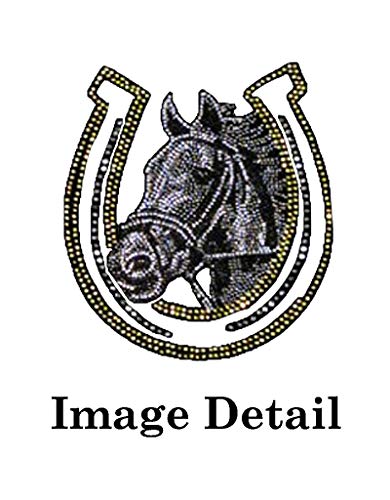 Universal Fit Car Truck Front/Rear 4-Piece Full Set Crystal Bling Rhinestone Studded Black Carpet Floor Mats (Horse Shoe/Black) - color: Horse Shoe/Black