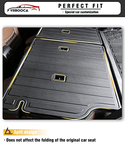 Cargo Liner Compatible with 2021-2026 Bronco Sport Trunk Mat Back Seat Cover Protector (Backrest Mats) - size: For 2021-2026 Ford Bronco Sport(Backrest Mat)