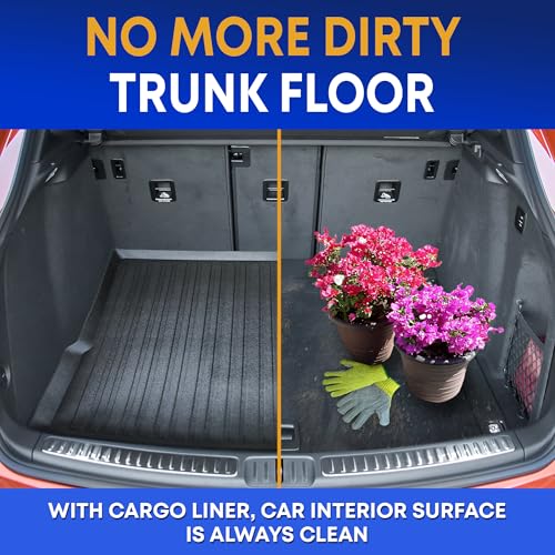 Premium Cargo Liner Porsche MACAN 2015-2025 - 100% Protection - Custom Fit Car Trunk Mat - All-Season Black Cargo Mat - Laser Measured Trunk Liners