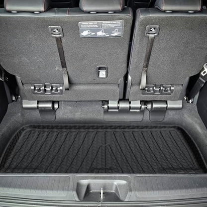 KUST Trunk Cargo Mat for Honda Odyssey 2011-2017, Rear Cargo Trunk Liner All Weather Cover for Odyssey Accessories TPE Rubber Raised Edge - style: Odyssey 2011-2017 │ Trunk Mat