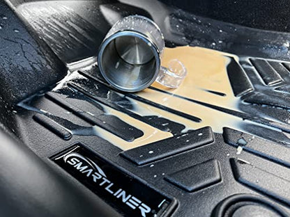 SMARTLINER Custom Floor Mats 2 Row Liner Set Compatible with 2022-2025 Nissan Frontier - color: Nissan Frontier 2022 - 2025