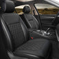 Black Panther Car Seat Cover, Luxury Car Protector, Universal Anti-Slip Driver Seat Cover with Partial Backrest Coverage (Middle Part Only) (1 Piece, Black) - color: 1Piece-Black