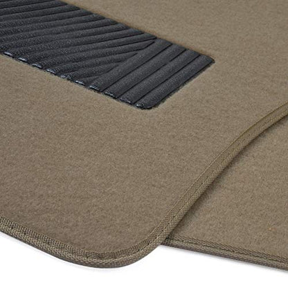 Motor Trend Premium Inter-Lock Backing Carpet Car Floor Mats - Front & Rear, Thick & Durable Auto Protection, Fits Most Cars Truck SUV Coupe Sedan