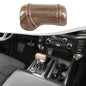 Gear Shift Knob Cover Stick Shifter Cap Cover Compatible with Ford F150 2021-2025+(Brown) - color: Brown