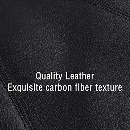 Salior Dustproof Car Shift Knob Cover, Protects Gear Shift Knob & Decorate Car Interior,Universal Gear Shift Cover for Most Manual Transmission Car Truck SUV (Black)