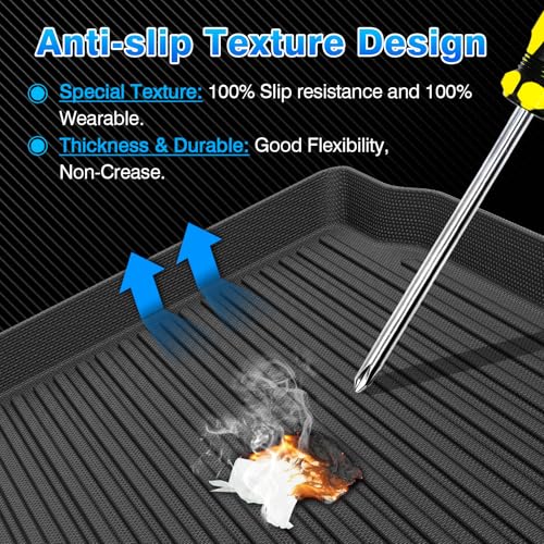 Cartist Cargo Liner for Nissan Murano 2025 2026, All Weather Trunk Mat for Murano Accessories, Anti-Slip Heavy Duty - size: 12) Nissan Murano 25-26