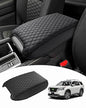 Shademax Custom Fit for Center Console Cover Nissan Pathfinder 2025 2024 2023 2022 2026 Armrest Cushion Pad Cover PU Leather Pathfinder Accessories Anti-Scratch Black - size: Size for Nissan Pathfinder 2022-2026
