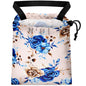 Car Trash Bag Hanging Back of Seat Waterproof Small Cute Printed One-Handed Strap Drawstring Garbage Bags for Car-Blue Rose - color: Blue Rose Car Trash Bag