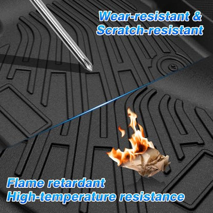 Sprinter Floor Mats - Car Mats for Mercedes-Benz Sprinter 2007-2018, All Weather Floor Mat for Sprinter Accessories, Heavy Duty Rubber Mats, Car Accessories - size: 3)Mercedes-Benz Sprinter 07-18