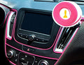 TIKUN TECH Pink Car Interior Decorative Molding Door Panel Dashboard Gap Trim Strip (20Ft) - size: 20ft