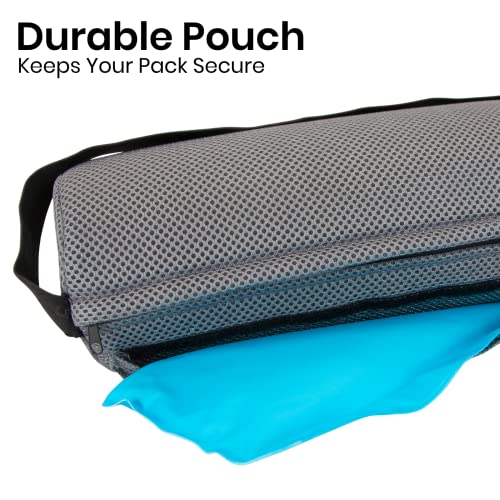 Vive Cooling Lumbar Support Pillow for Chair & Car - Back Pressure Relief Seat Cushion for Office or Gaming - Soft Memory Foam Bolster Helpful for Sciatica, Pregnancy, Elderly, Truckers, Desk Jobs