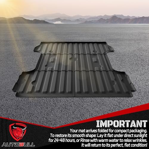 Truck Bed Mat Bed Liner Fit for Ford F250 F350 F450 2017-2026 Super Duty (6.8FT,81.9" Bed), Not Fit Drop-in Liner - style: 9)2017-2026 |Ford Super Duty F250/F350/F450 Bed Mat (6.8FT)