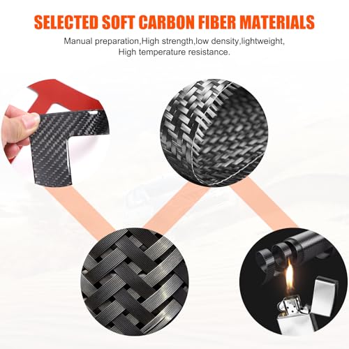 for Hummer EV SUV Truck Accessories Center Console Gear Shift Panel Trim Cover,Soft Carbon Fiber Gear Shift Control Anti-Scratch Panel Decorative Fit for Hummer EV Pickup SUV 2022-2024 2025 (Black) - style: Black