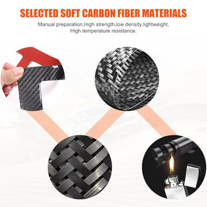 for Hummer EV SUV Truck Accessories Center Console Gear Shift Panel Trim Cover,Soft Carbon Fiber Gear Shift Control Anti-Scratch Panel Decorative Fit for Hummer EV Pickup SUV 2022-2024 2025 (Black) - style: Black