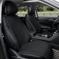 2 Pack Car Seat Covers, Front Seat Covers for Cars, Breathable Linen Car Seat Protector, Universal Fits for Most Automotive, Vehicles, SUVs, Cars, Sedans(Black) - color: Black