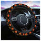Swono Steering Wheel Covers Baroque Beautiful Ornamental Red Heart S with Crown Baroque Style Non Slip Neoprene Car Wrap Cover Comfort Grip Stretch-On Automotive Steering Wheel Protector 15 Inch - color: multi-056