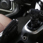 2pcs/Set Crystal Diamond Gear Shift Knob Cover & Handbrake Cover Set- Rhinestone Leather Handcraft Bling Bling Car Accessories for Women Universal Fit (Black Diamonds) - size: Gear Shift & Handbrake (Black Diamonds)
