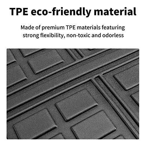 for Nissan Kicks 2018-2024 Cargo Mats Trunk Liner All Weather TPE Rubber Protection Mats (Cargo Liner) - color: Cargo Liner