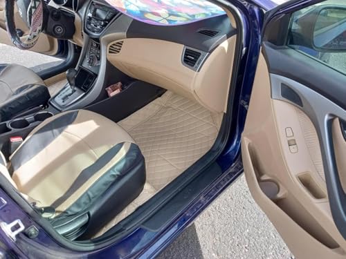 AerfineCar Mats Fit for BMW 1 2 3 4 5 6 7 8 Series X1 X2 X3 X4 X5 X6 X7 GT Waterproof car Floor mats Custom Full Coverage All Weather Protection Non-Slip Leather Floor Liners (Fashion Color 5)