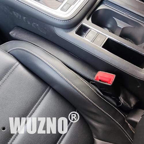No Drop Seat Guard, Car Seat Gap Filler Universal ‌Upholster Gap Stopper/Catcher to Fill The Gap Between Seat and Console Black Plug Crevice Blocker Pad Stopper 03b