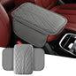 Upgraded Car Center Console Cover, Leather Auto Armrest Cover with 2 Storage Bags, Waterproof Center Console Protective Pad, Universal Cars Armrest Storage Box for Sedan, SUV, Truck (Gray) - color: Gray