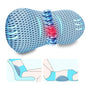Lumbar Support Pillow, Memory Foam Lumbar Pillow for Lower Back Pain Relief, Back Support Pillow for Office Chair, Car Seat - Blue