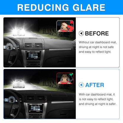 Autorder Dashboard Cover Mat for 2006-2009 Ford Fusion/Mercury Milan Accessories Dash Cover Upgrade Flannel Dash Mat Sunshade Glare UV Rays Protector - size: 2006-2009 Fusion