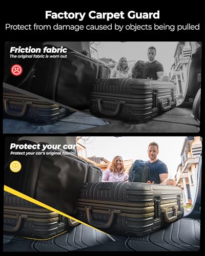 3W Cargo Liner Fit for Honda CR-V 2023 2024 2025 2026 (Include Hybrid) TPE Custom Fit All Weather Honda CRV Accessories Odorless Anti-Slip Mats Trunk Mats Black(Upper Position) - size: 2. CR-V|23-26|Cargo Liner