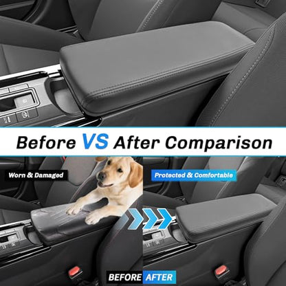 SXCY for 2025 2026 Toyota Prius Armrest Cover for 2025 2026 Toyota Prius Accessories 2026 Prius Center Console Cover 2026 Prius Middle Console Cover (Thin Cover) - color: 2023-2026 Prius Thin Leather Cover