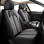 TTX LIGHTING Seat Covers Full Set 5 Seats Faux Leather Waterproof Car Seat Covers Breathable with Anti-Slip Universal Fit for Most Cars SUV Trucks (5 Seats, Black&Grey) - color: #073 Black&Grey, size: 1.Universal Fit Most Cars - 5 seat covers full set
