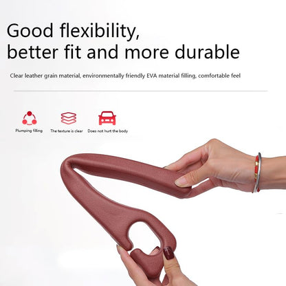 Car Seat Gap Filler 2 Pack, Universal Fit PU Leather Car Seat Gap Plug to Fill The Gap Between Seat and Console, Car Seat Crevice Blocker Stop Things from Dropping (Brown) - color: Brown