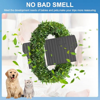 Xipoo Cargo Mat Compatible with 2016-2021 Tucson Trunk Mat Cargo Liner Trunk Liner TPE Back Seat Protector Replacement for 2016 2017 2018 2019 2020 2021 Tucson Accessories