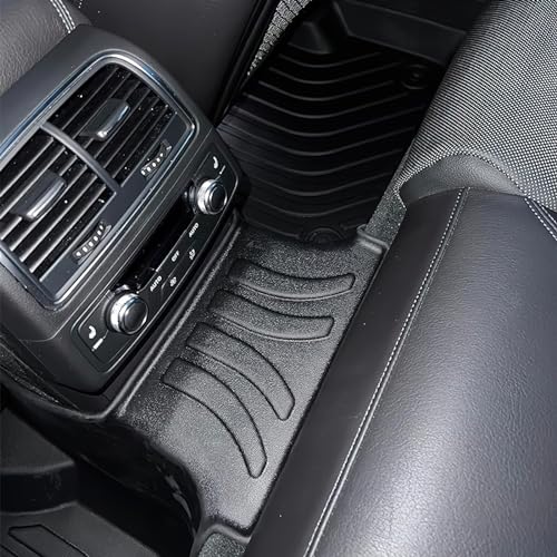 FREEMOTOR802 Compatible with 2012-2018 Audi A6 A7 A6 Quattro A7 Quattro RS7 S6 S7 Floor Mats, Black 3D Molded Carpets Liner 1st 2nd Row 3PC TPE Thermo Plastic Elastomer All Weather Protector - size: For Audi A6 A7 RS7 S6 S7 2012-2018