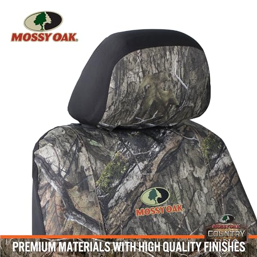 Mossy Oak Camo Seat Covers Low Back - Made with Rip-Stop Oxford Fabric, Airbag Compatible, Universial Fit Most Bucket Seats - Official Licensed Product - color: Oxford Low Back