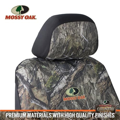 Mossy Oak Camo Seat Covers Low Back - Made with Rip-Stop Oxford Fabric, Airbag Compatible, Universial Fit Most Bucket Seats - Official Licensed Product - color: Oxford Low Back