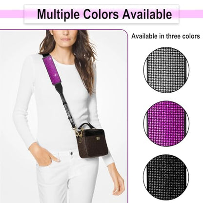2 PCS Bling Car Seat Belt Shoulder Pads, Bling Seat Belt Covers with Bling Rhinestones, Car Accessories Seatbelt Strap Pad with Crystal Diamond for Car, Truck, SUV (Pink Diamond) - color: Pink