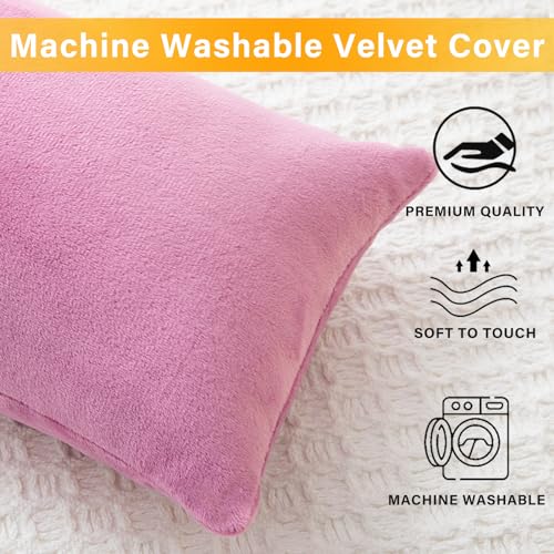1 MIDDLE ONE 2 Pack Small Pillow, Memory Foam Mini Pillow 11 X 7 Inches for Travel, Sleeping, Nap and Neck, Knee, Lumbar Support, Tiny Cushion for Pet, Dogs (Purple) - color: Purple, size: 11x7 inch